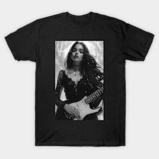 Rhapsody In Black A Portrait Of Melancholic Music T-Shirt